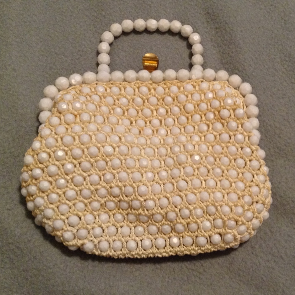 Vintage 50’s Italian bead purse